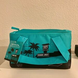 Trader Joe’s mini insulated bag, teal